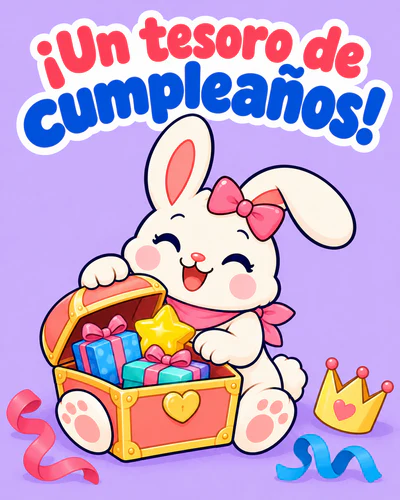 ¡Un tesoro de cumpleaños!