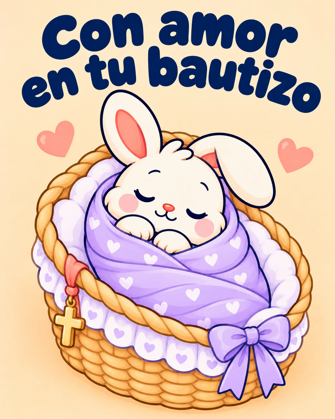 Con amor en tu bautizo