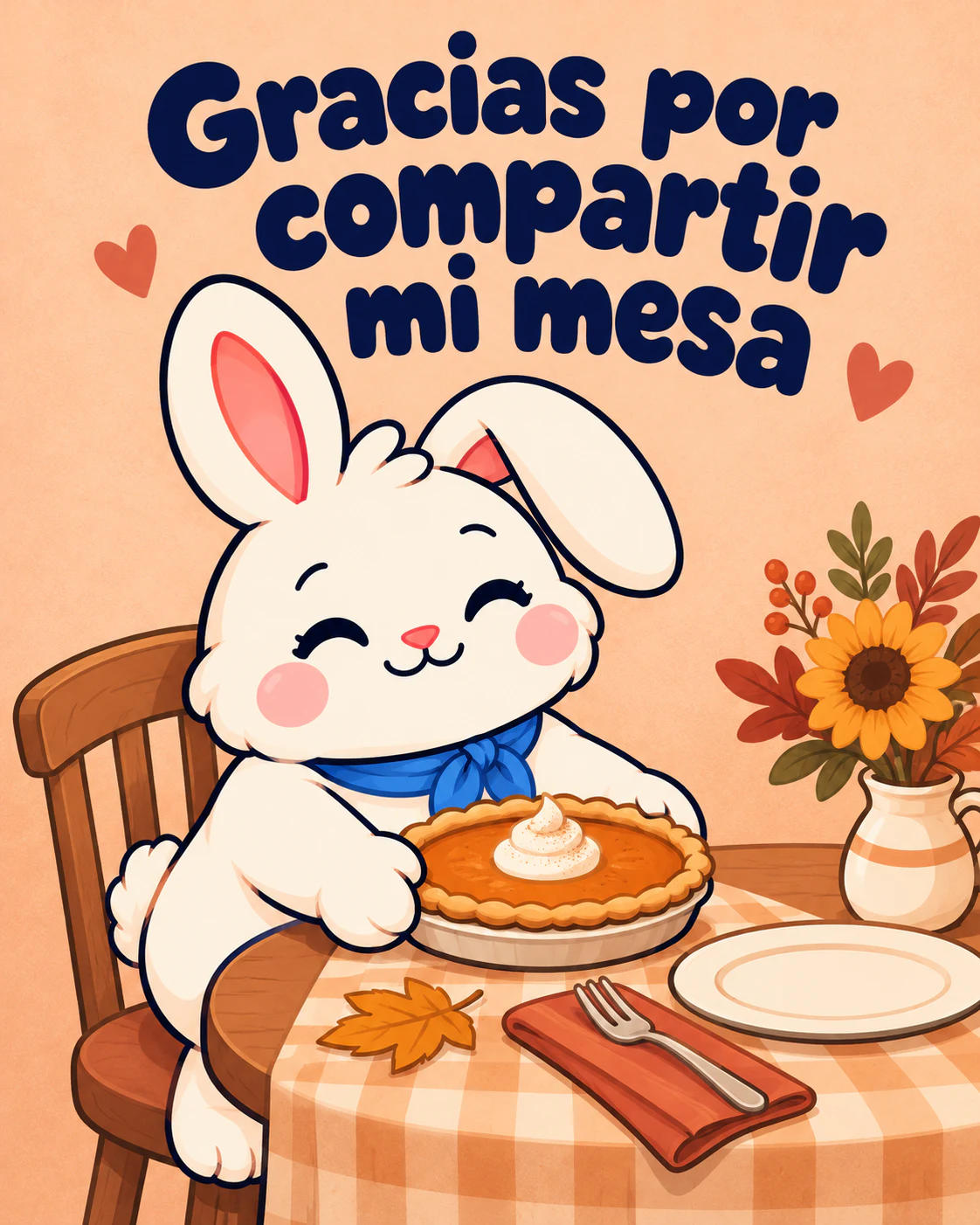 Gracias por compartir mi mesa