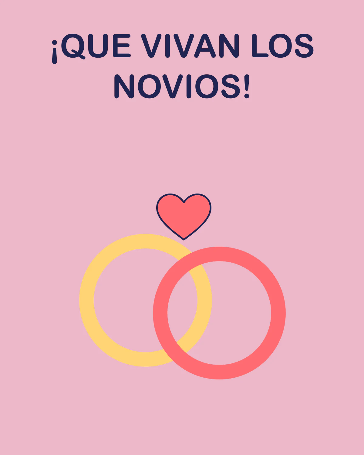 ¡Que vivan los novios!