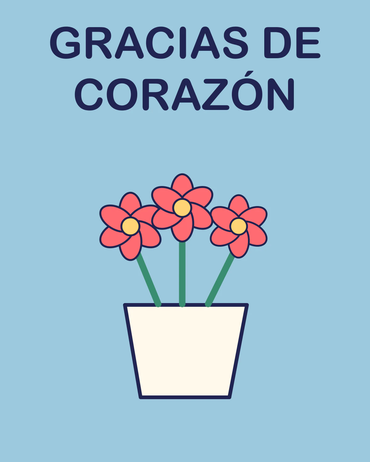 Gracias de corazón
