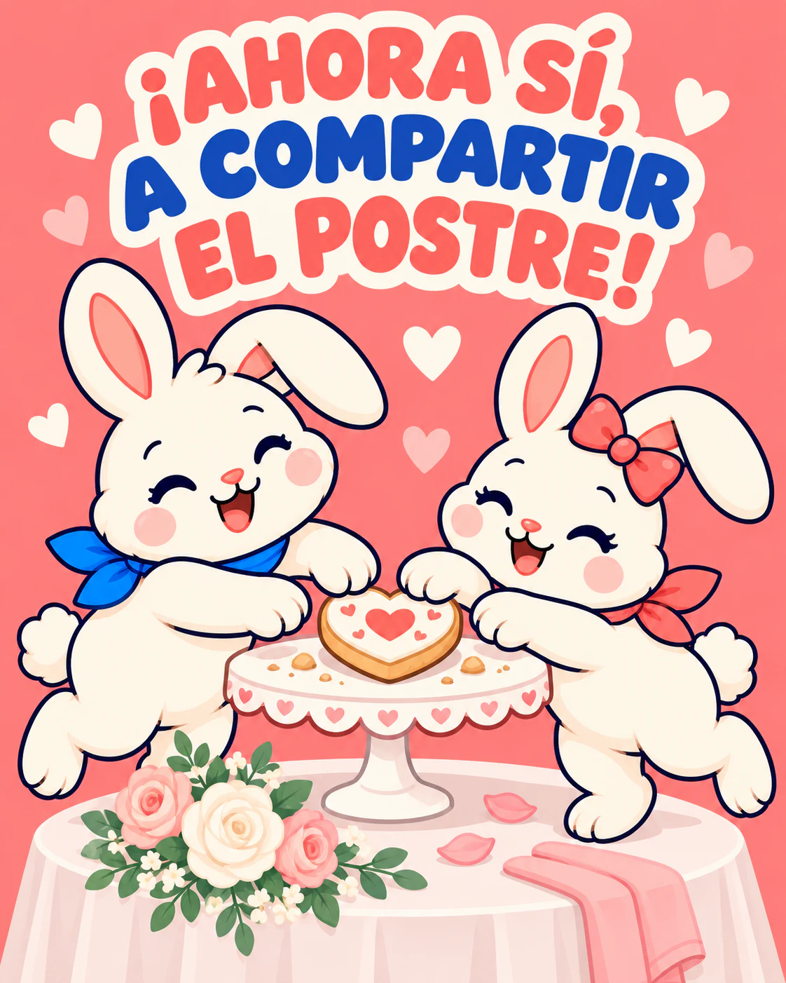 ¡AHORA SÍ, A COMPARTIR EL POSTRE!