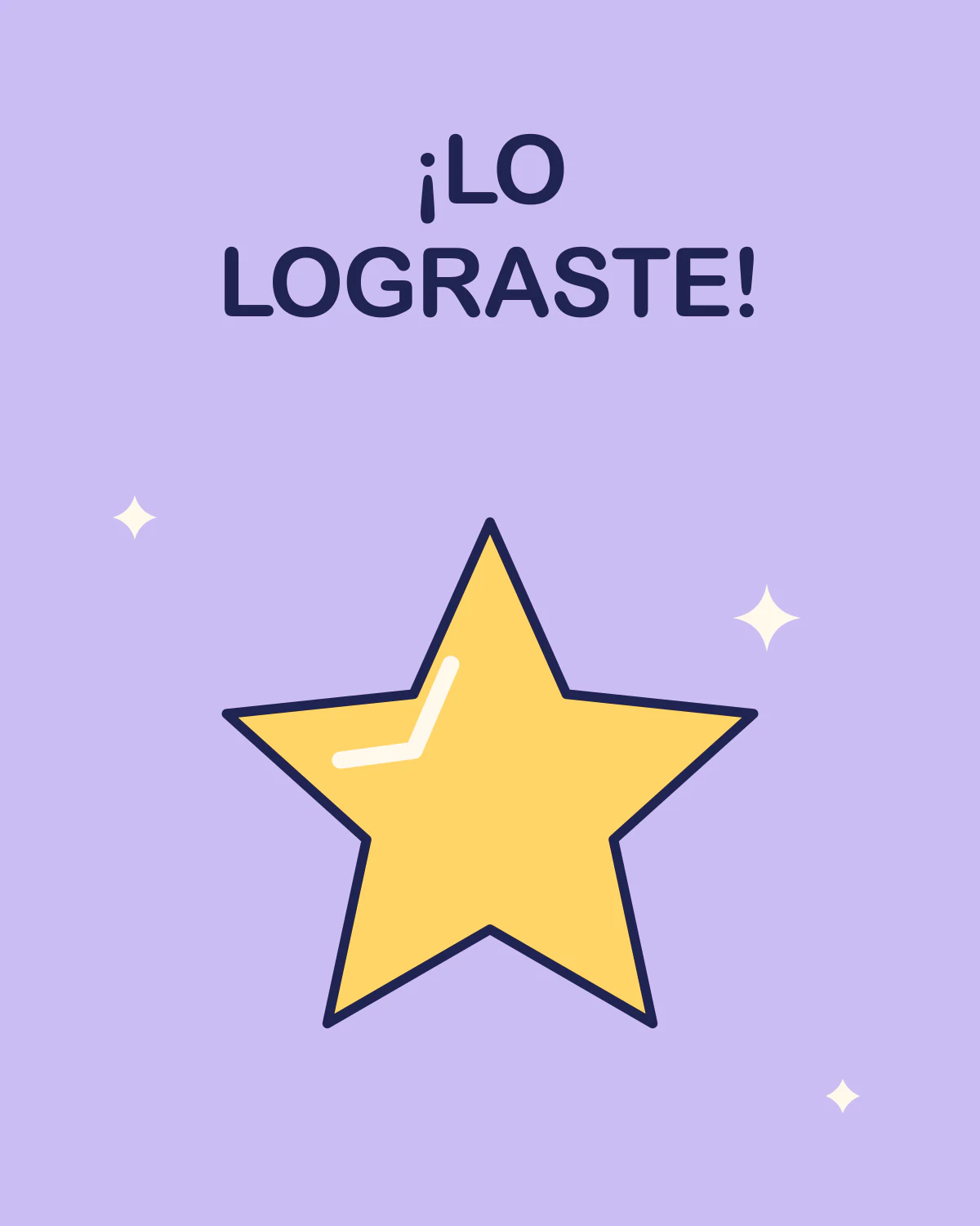 ¡LO LOGRASTE!