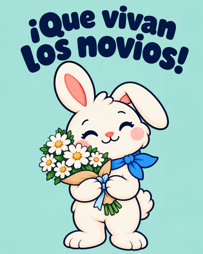 ¡Que vivan los novios!