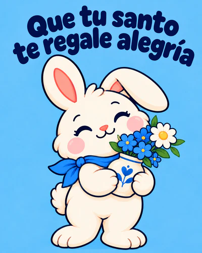 Que tu santo te regale alegría