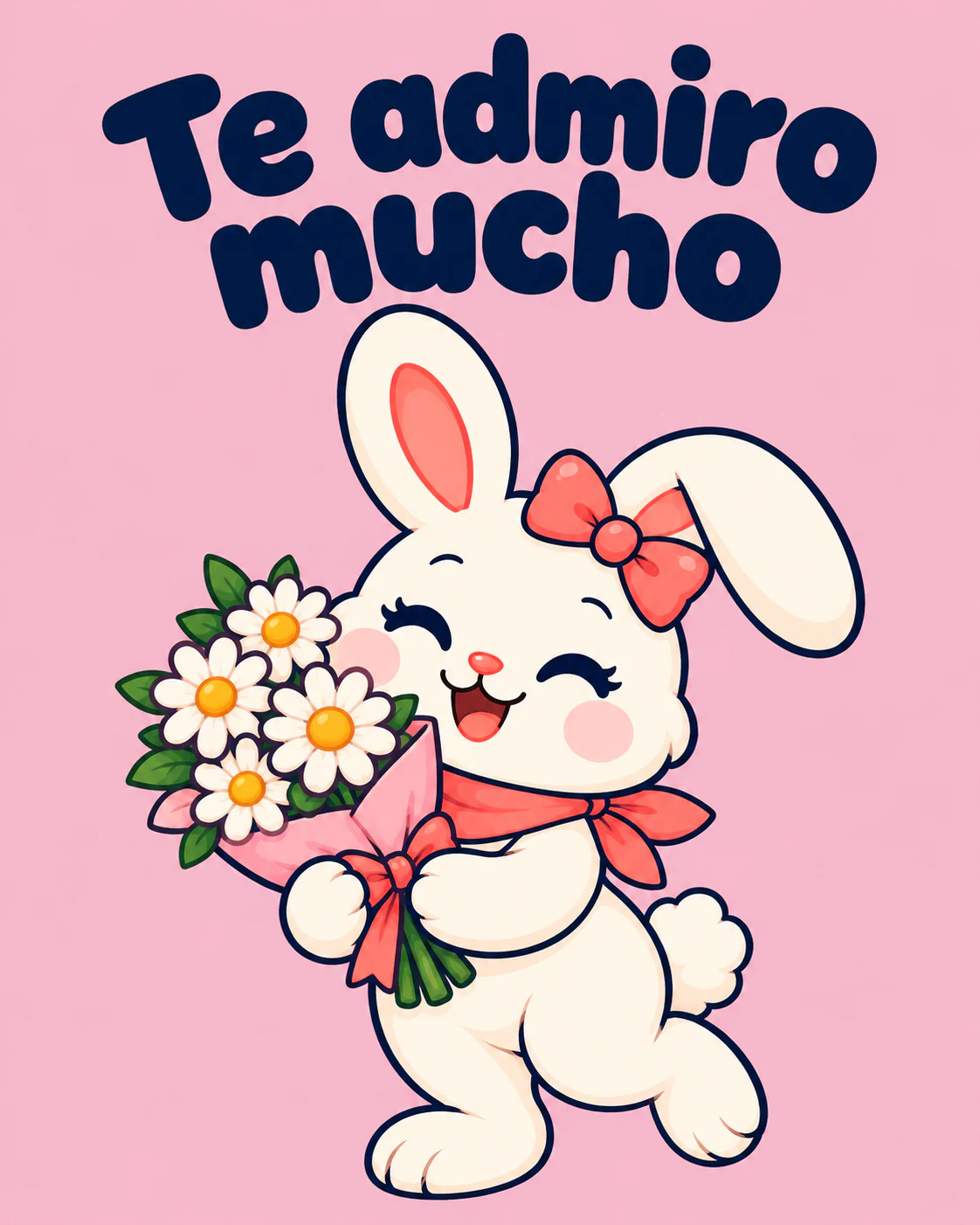 Te admiro mucho