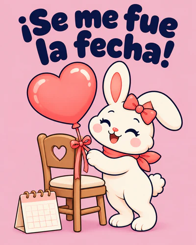 ¡Se me fue la fecha!