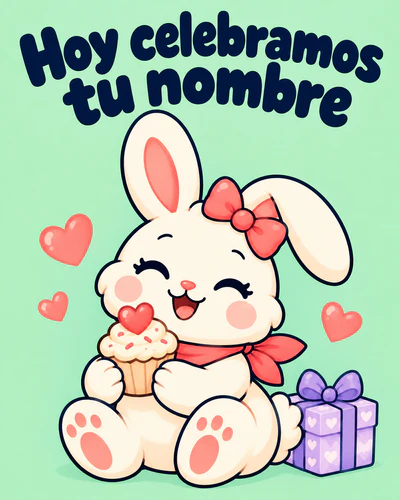 Hoy celebramos tu nombre