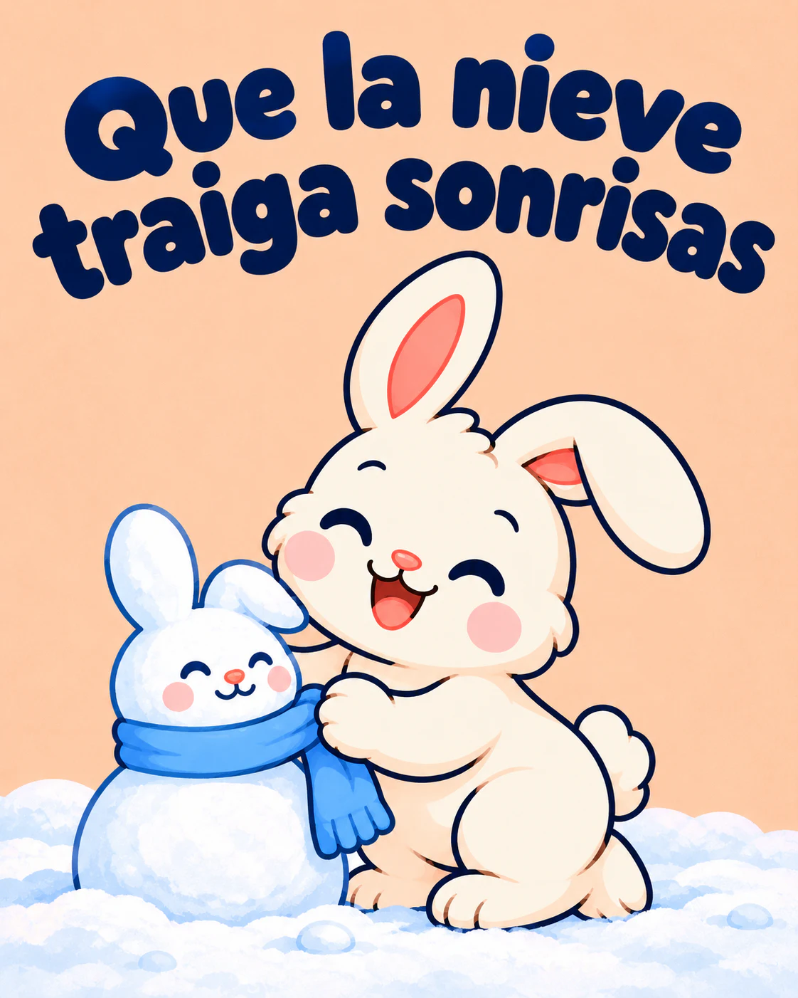 Que la nieve traiga sonrisas