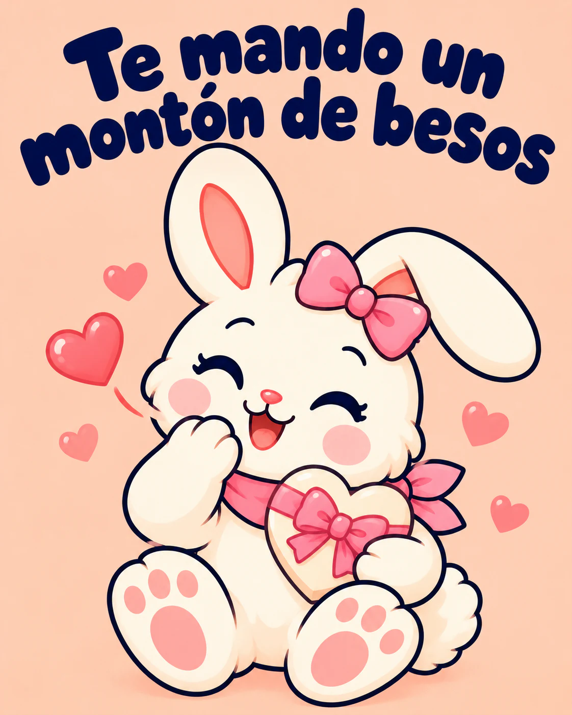 Te mando un montón de besos