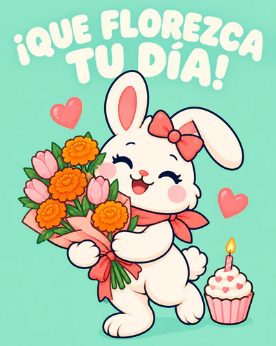 ¡QUE FLOREZCA TU DÍA!