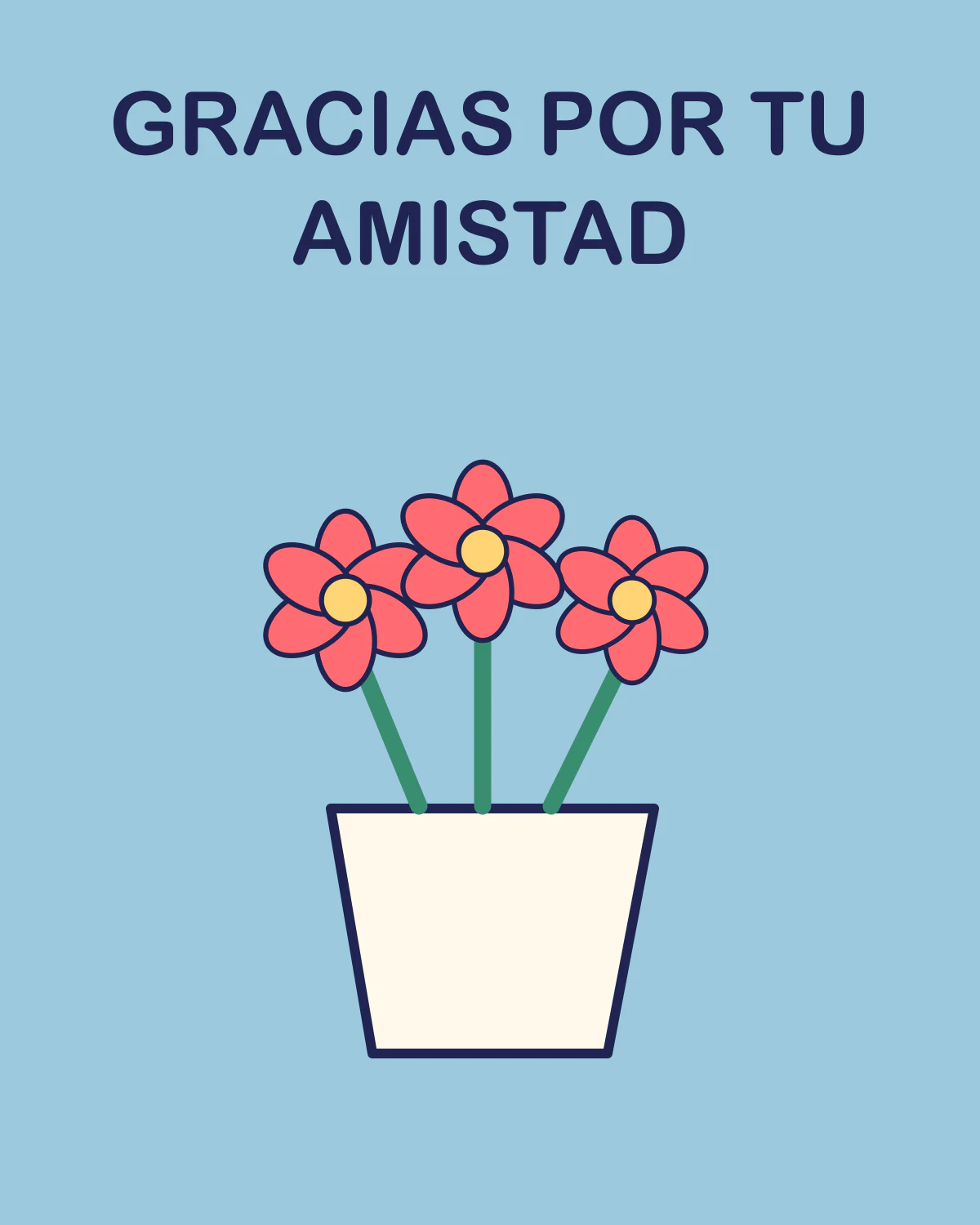 Gracias por tu amistad