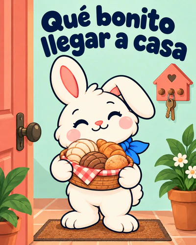 Qué bonito llegar a casa