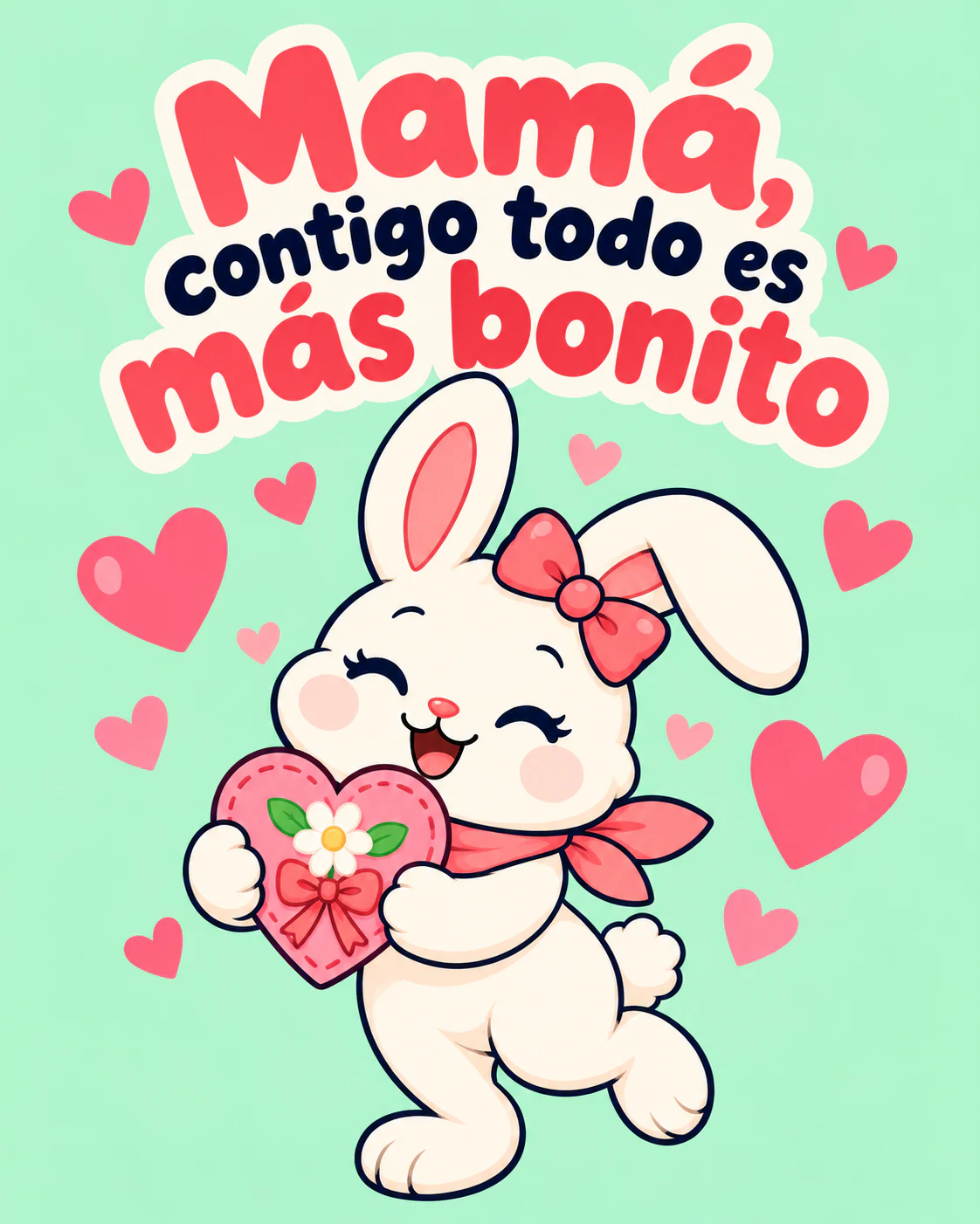 Mamá, contigo todo es más bonito