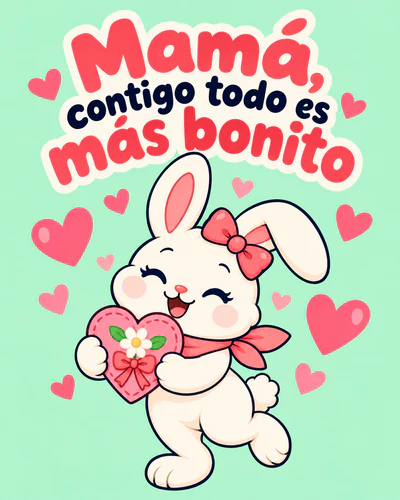 Mamá, contigo todo es más bonito
