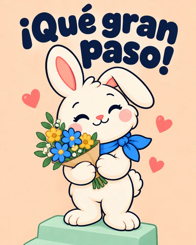 ¡Qué gran paso!