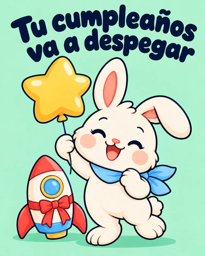 Tu cumpleaños va a despegar