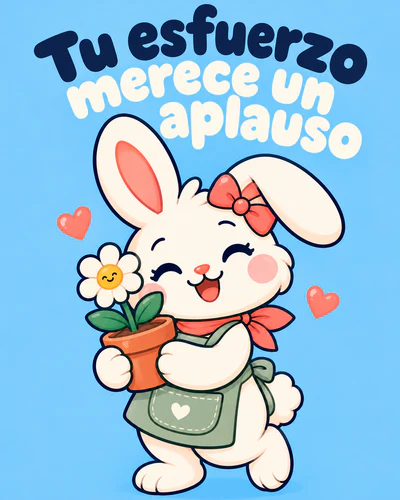Tu esfuerzo merece un aplauso