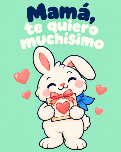 Mamá, te quiero muchísimo