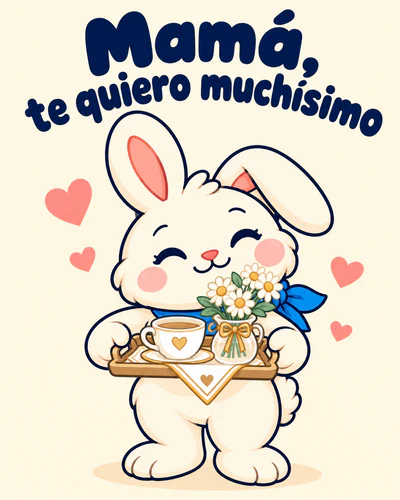 Mamá, te quiero muchísimo