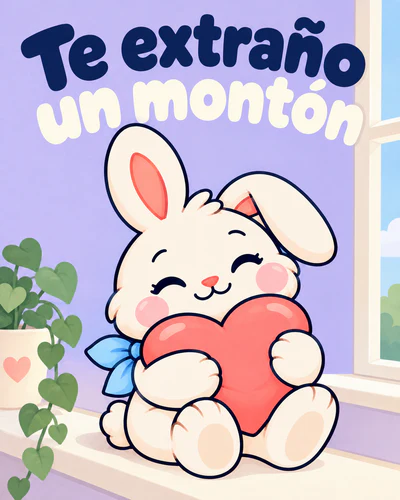 Te extraño un montón
