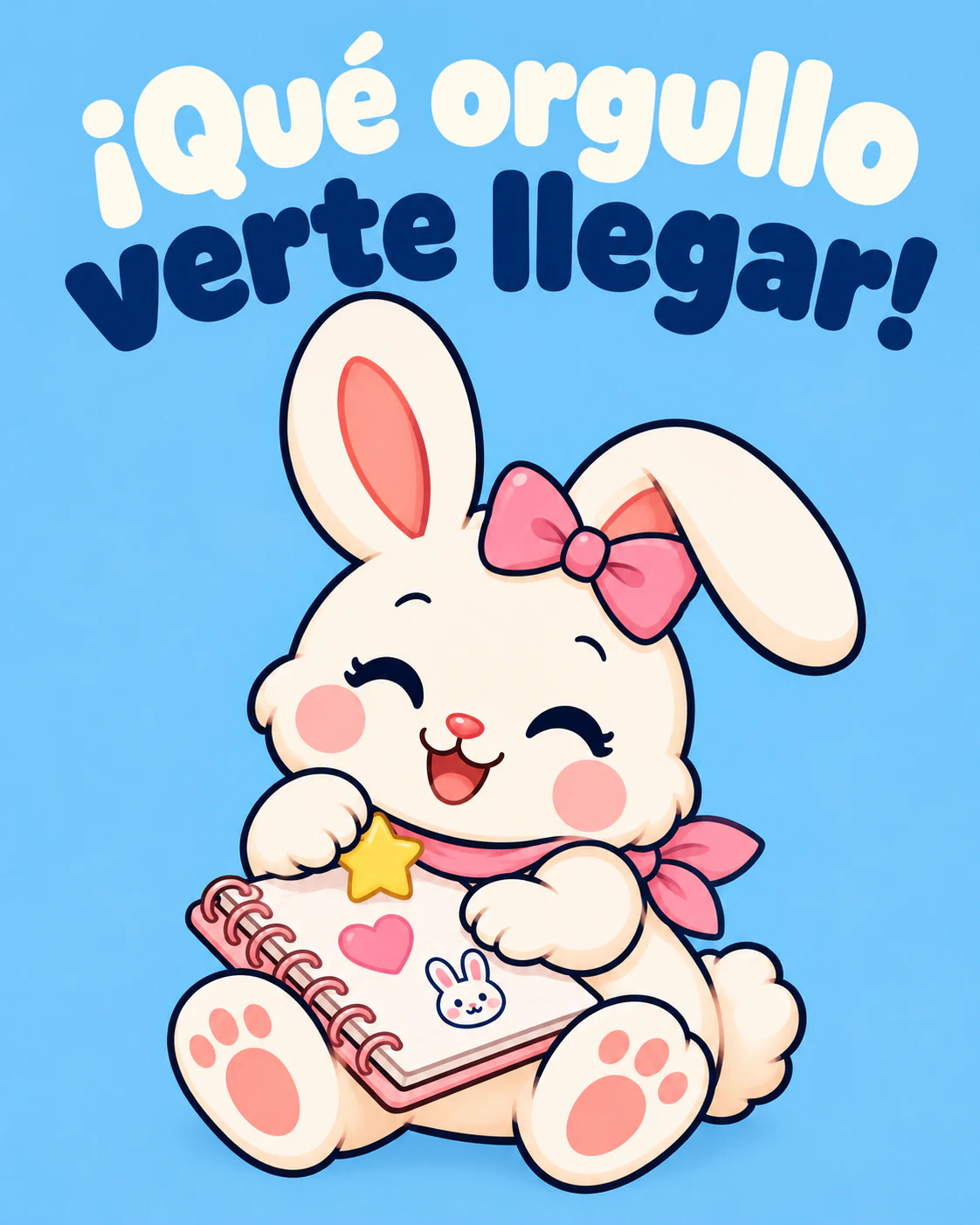 ¡Qué orgullo verte llegar!