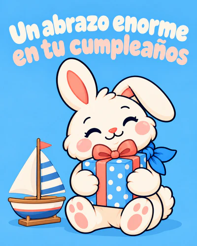 Un abrazo enorme en tu cumpleaños