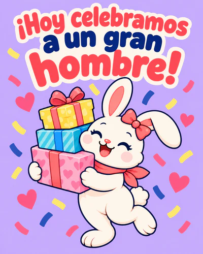 ¡Hoy celebramos a un gran hombre!