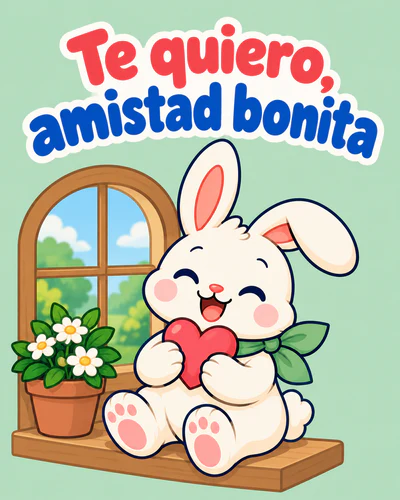 Te quiero, amistad bonita