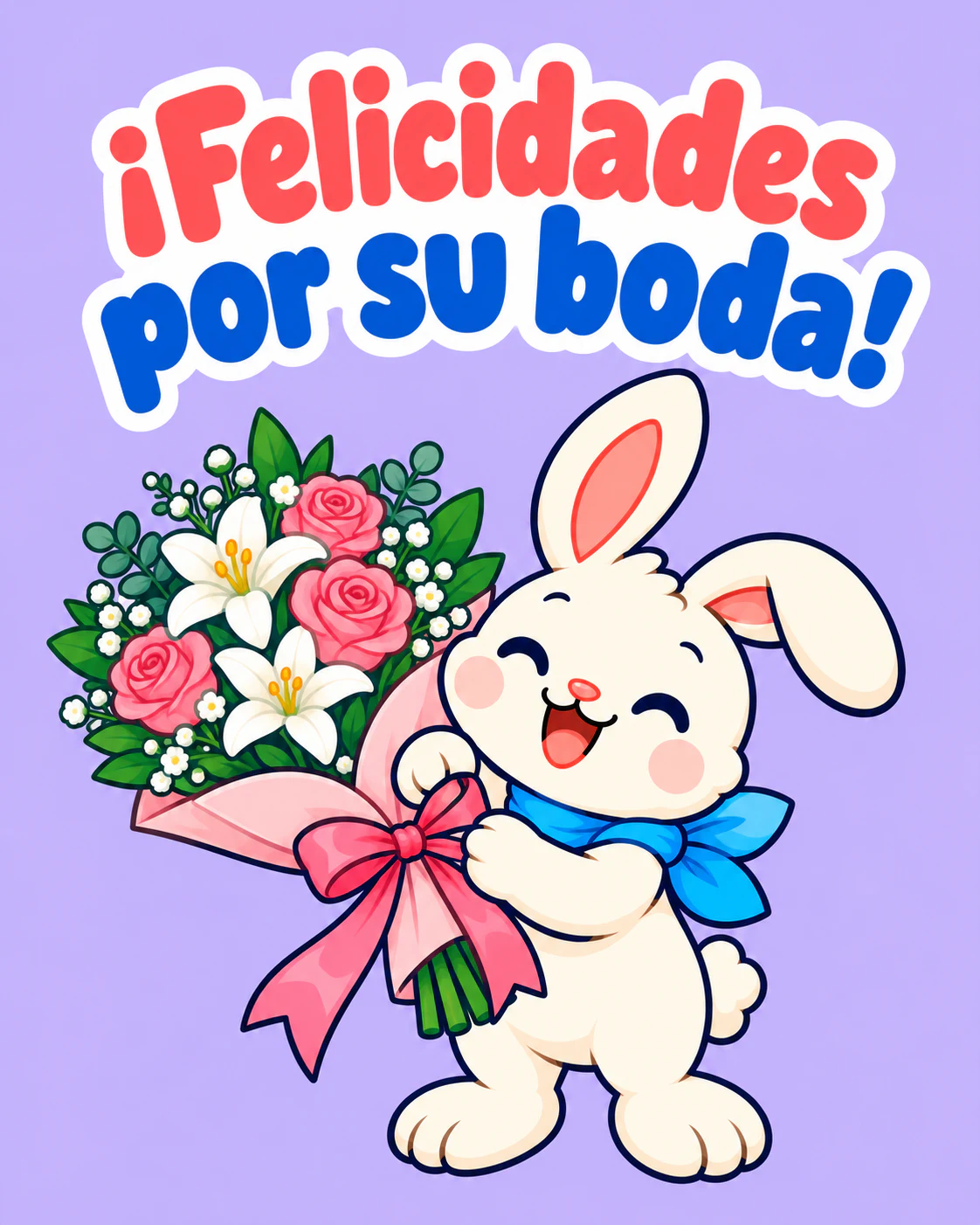 ¡Felicidades por su boda!