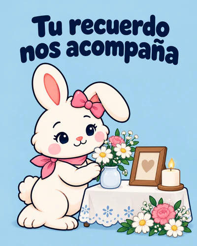 Tu recuerdo nos acompaña