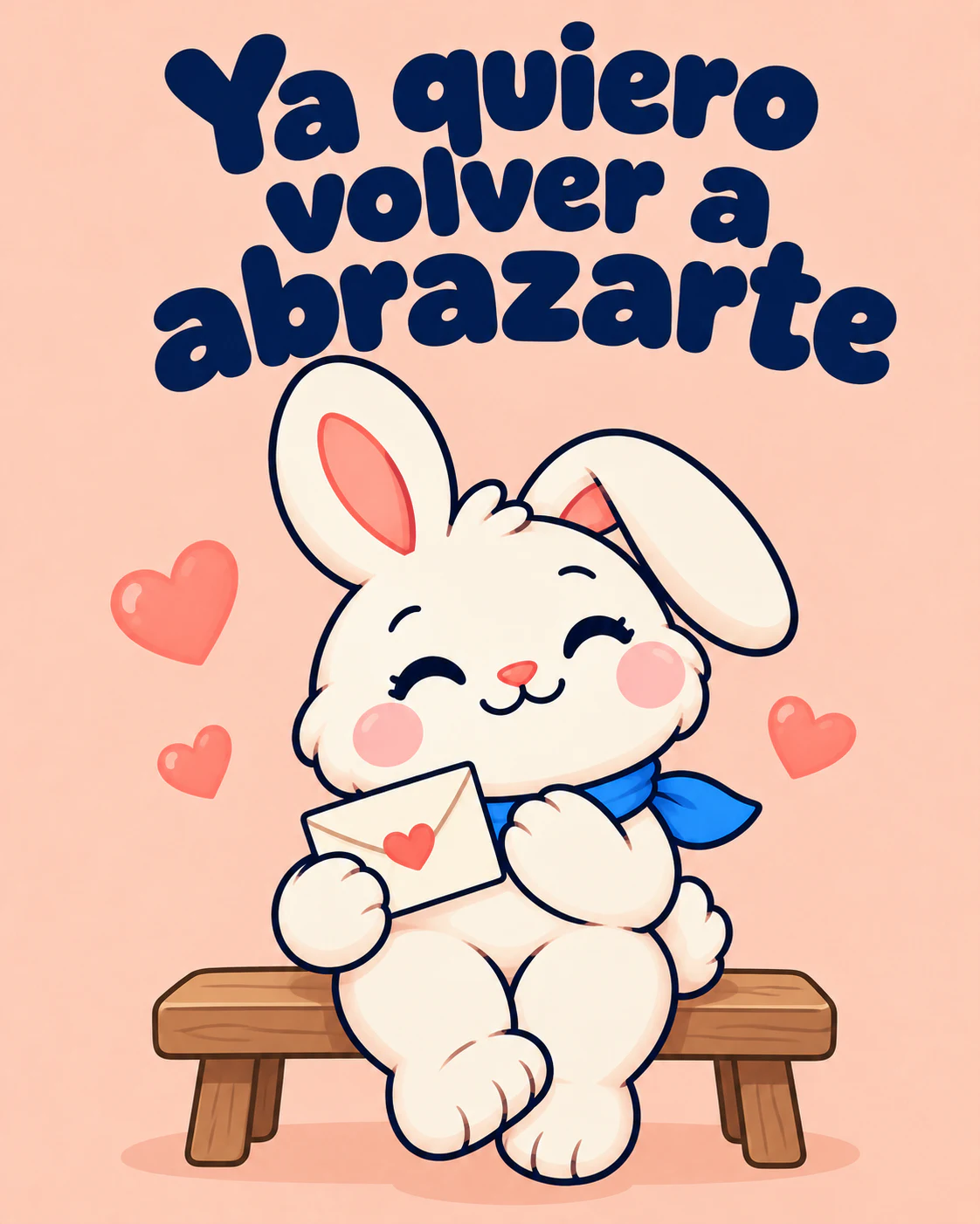 Ya quiero volver a abrazarte