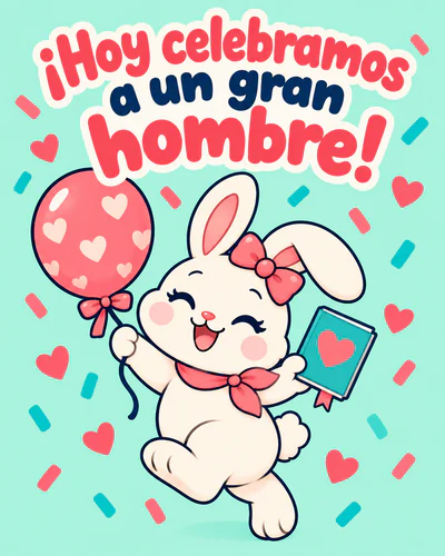 ¡Hoy celebramos a un gran hombre!