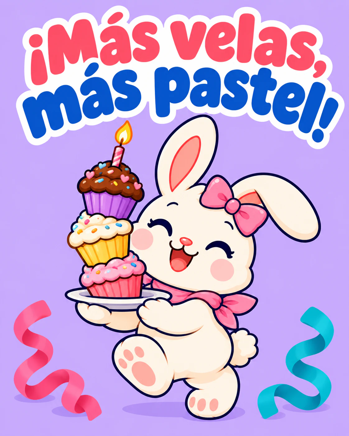 ¡Más velas, más pastel!